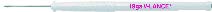 Scleral V-lance Satin Finish, gauge 1,6 mm